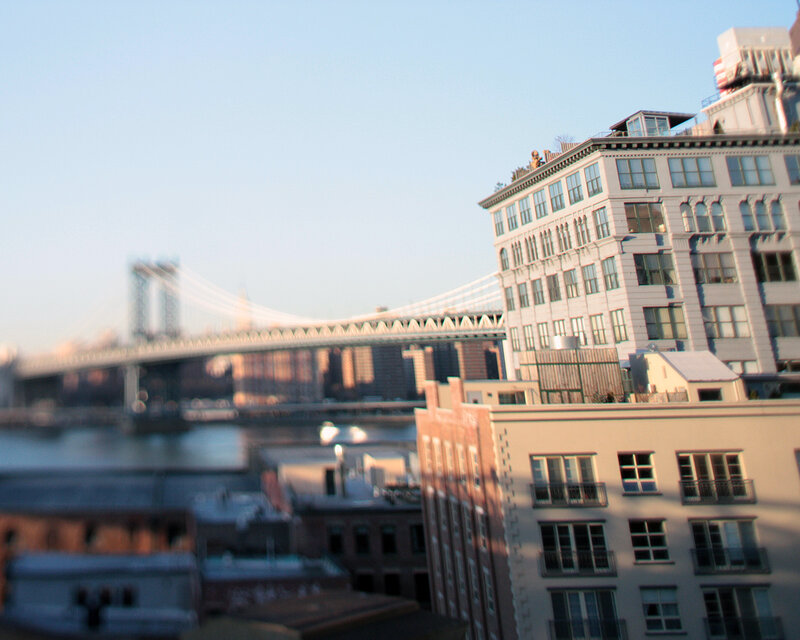 Manhattan bridge view