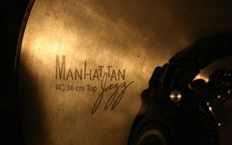 Manhattan Jazz cymbal close-up