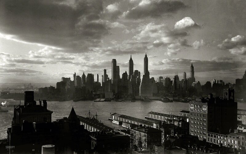 Manhattan skyline from Brooklyn