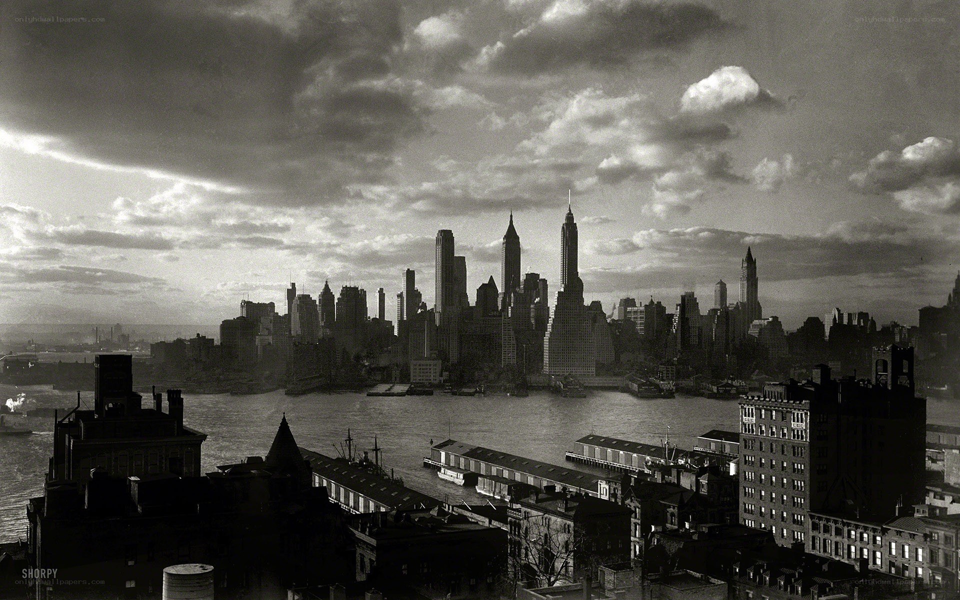 Manhattan skyline from Brooklyn