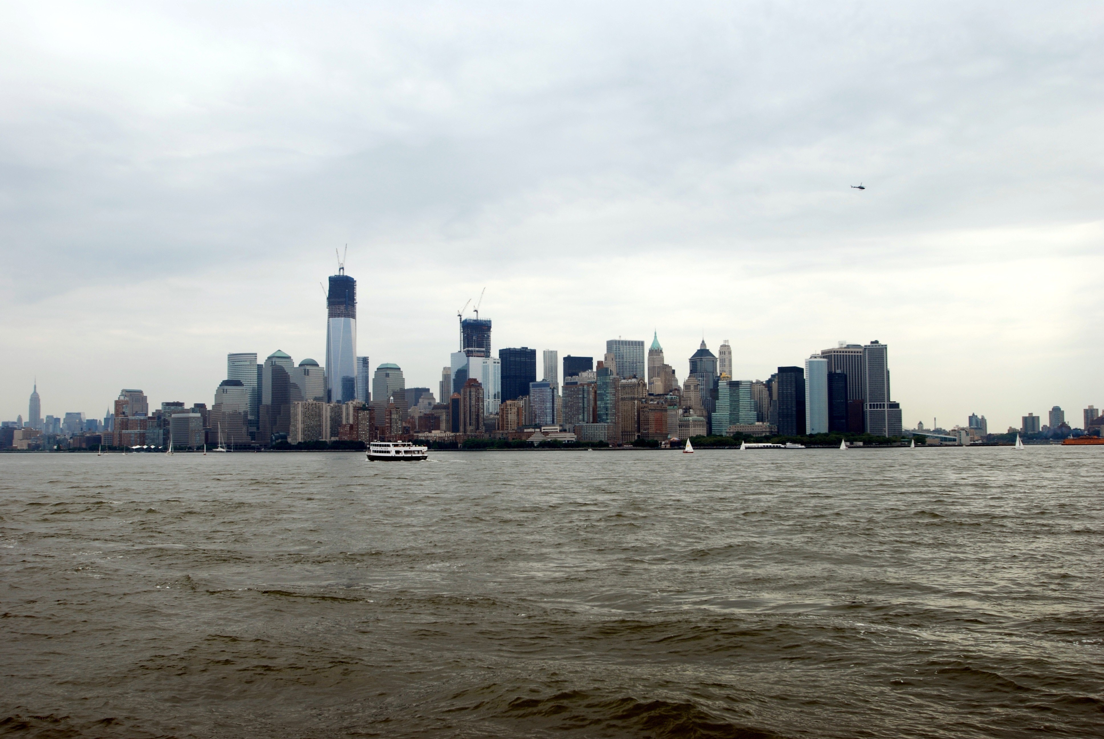 Manhattan skyline from the water