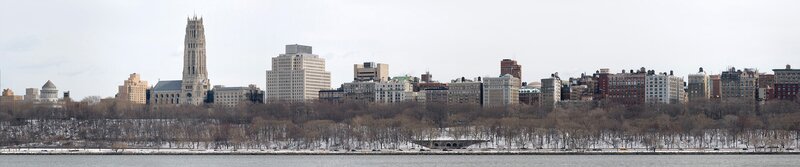 Manhattan Skyline — Gray, Calm, Winter