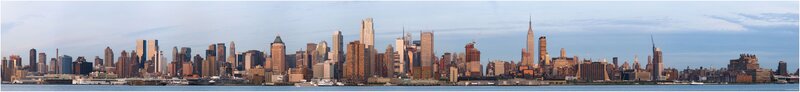 Manhattan skyline panorama