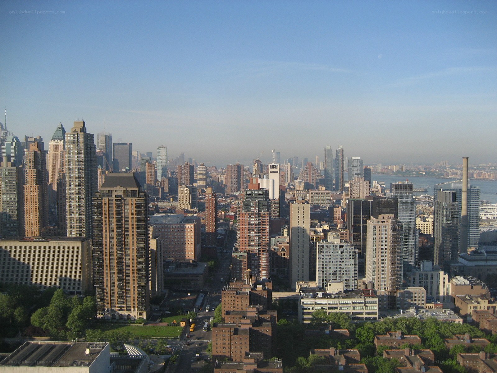 Manhattan skyline view