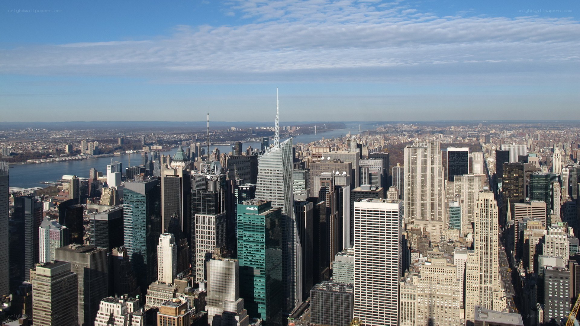 Manhattan skyline view