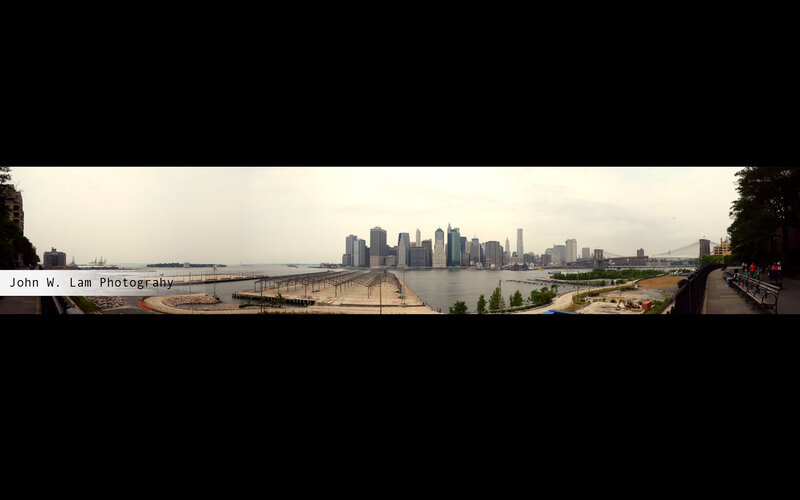 Manhattan Skyline View — Gray