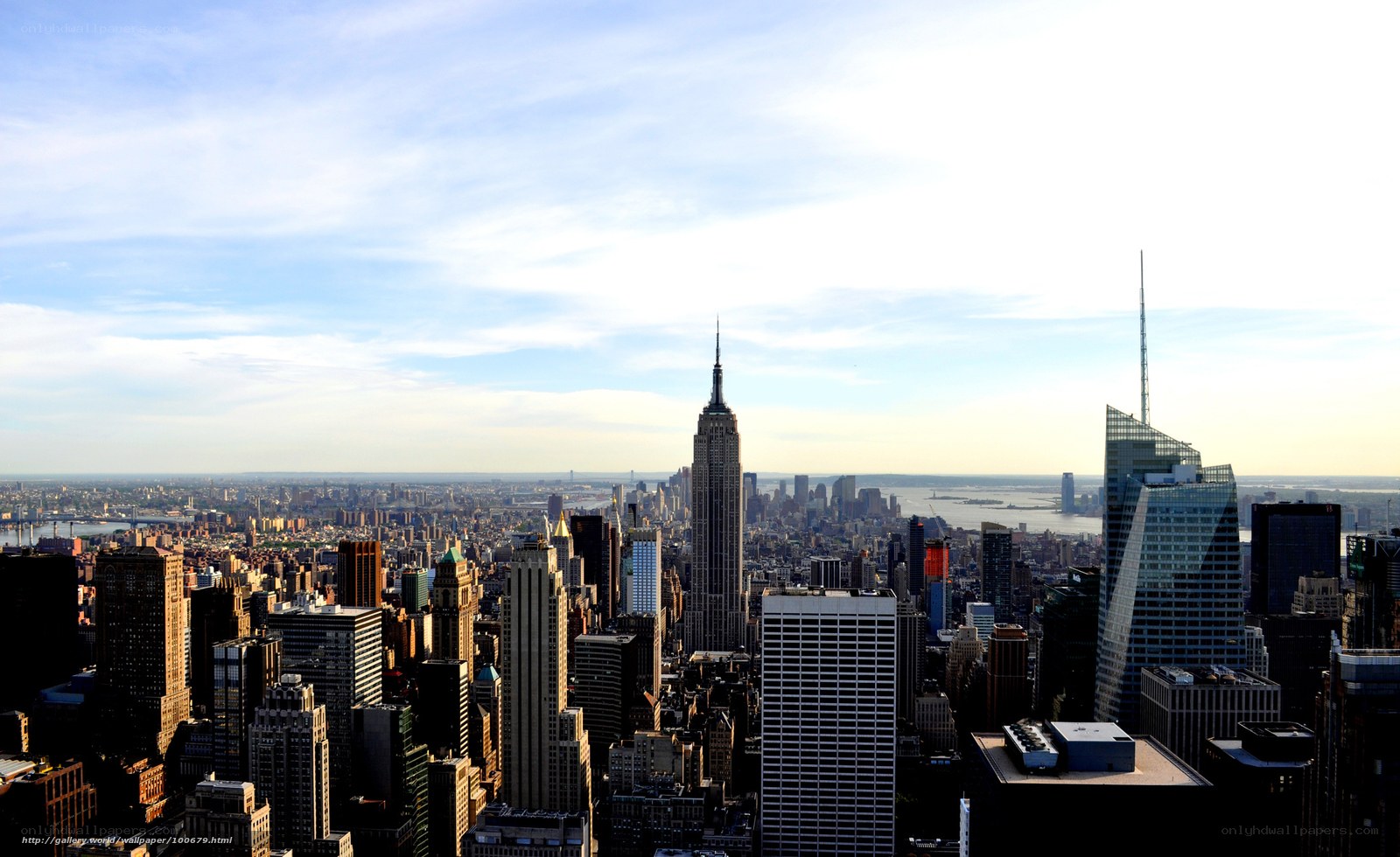 Manhattan skyline view