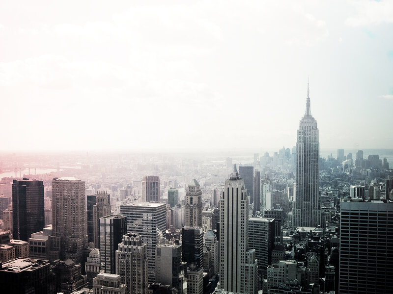 Manhattan skyline with Empire State Building