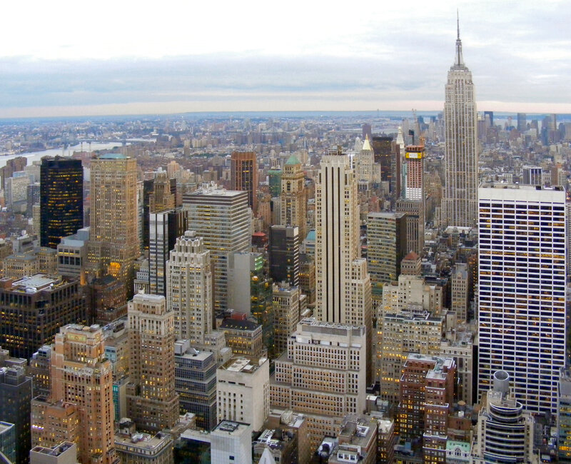 Manhattan skyline with Empire State Building