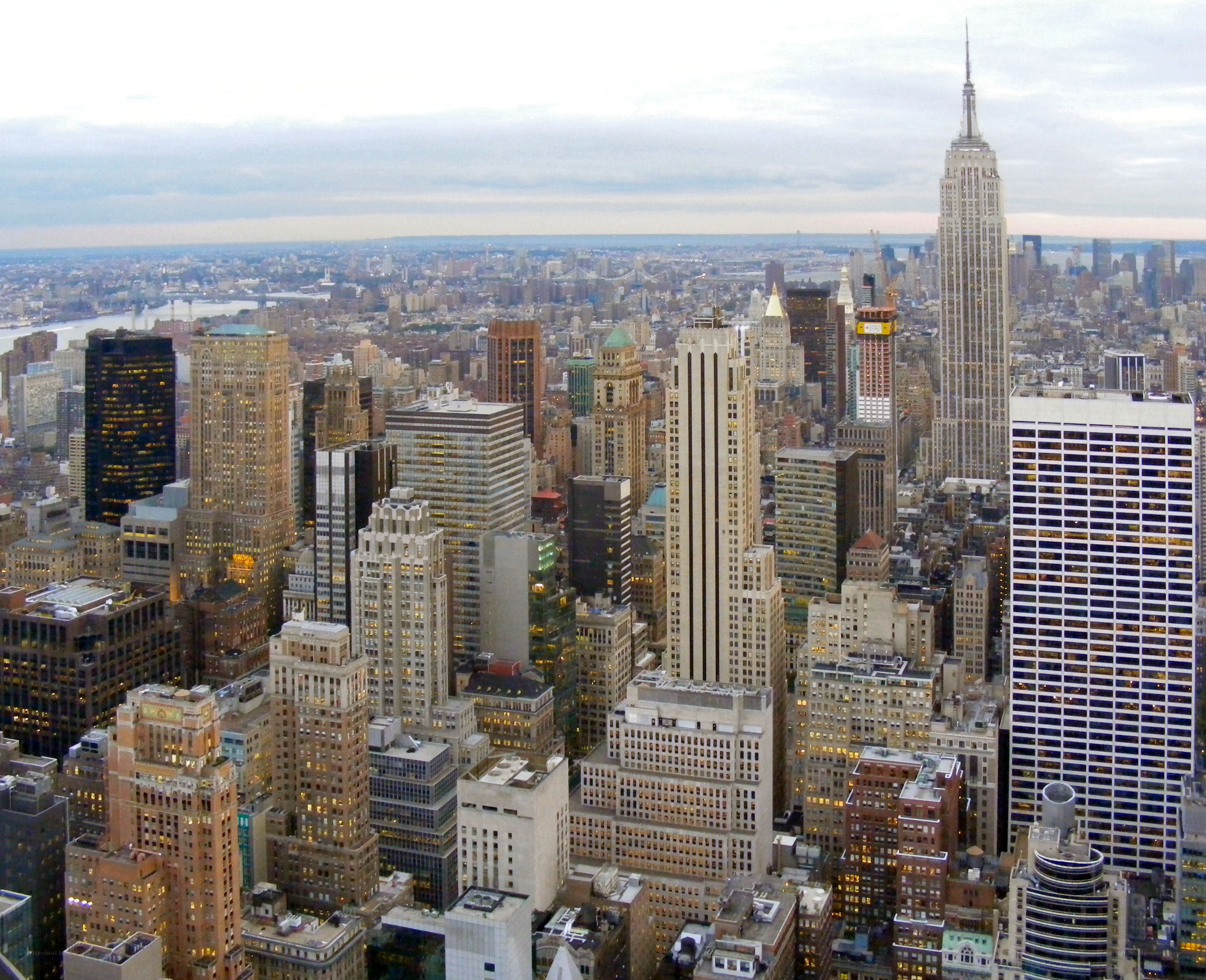Manhattan skyline with Empire State Building