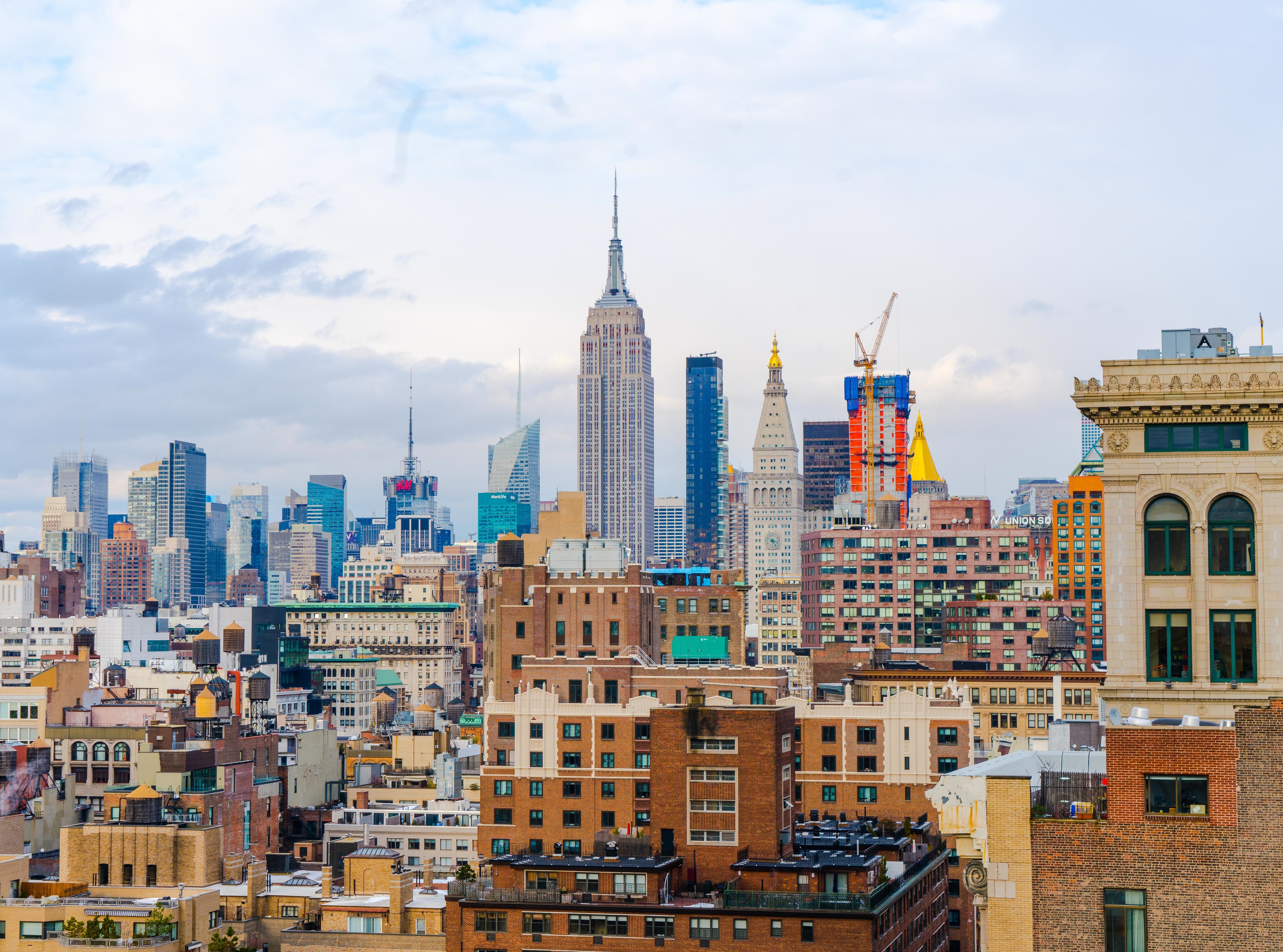 Manhattan skyline with Empire State Building