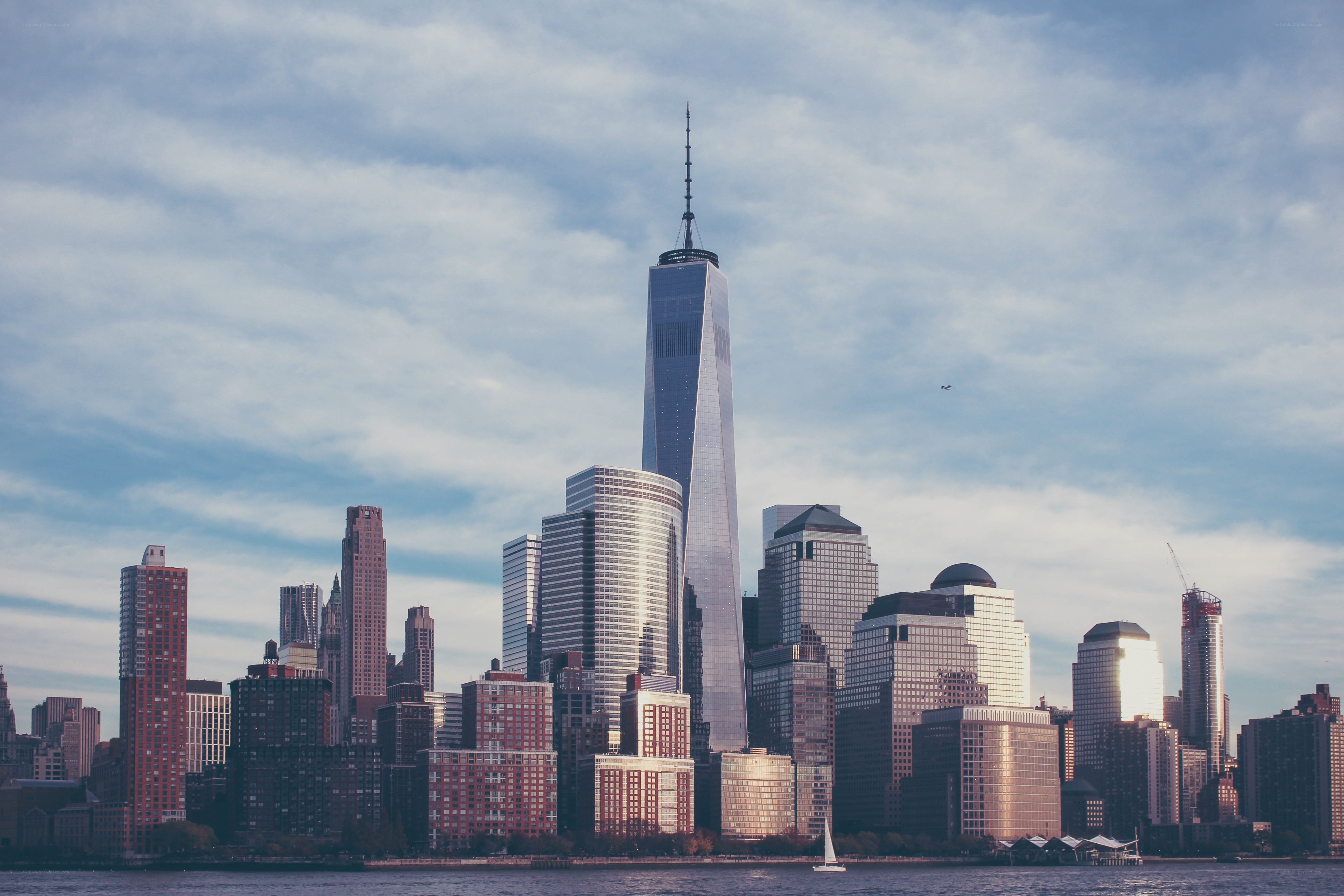 Manhattan skyline with One World Trade Center