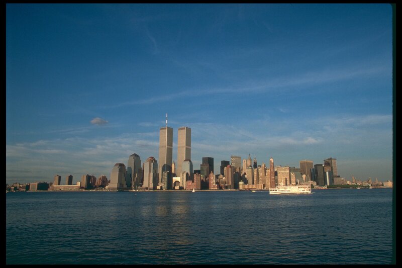 Manhattan skyline with Twin Towers