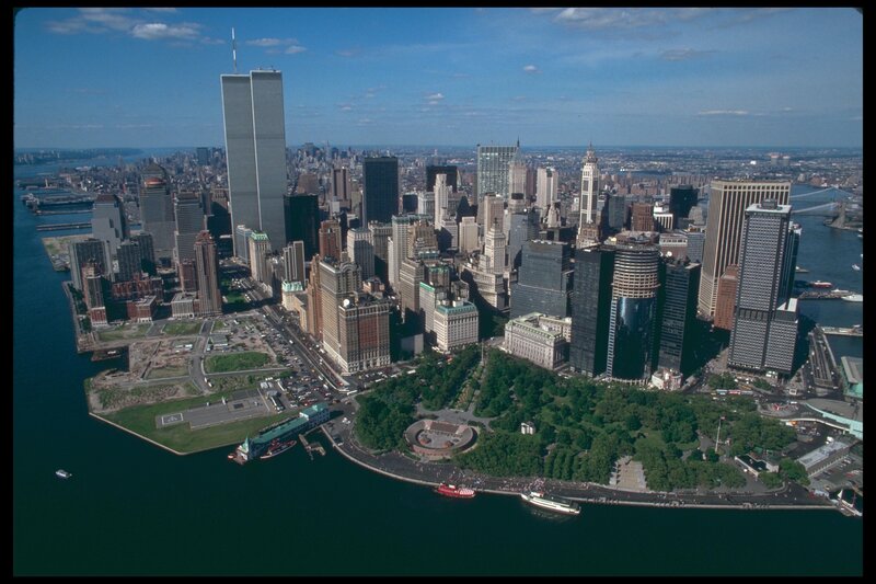 Manhattan skyline with Twin Towers