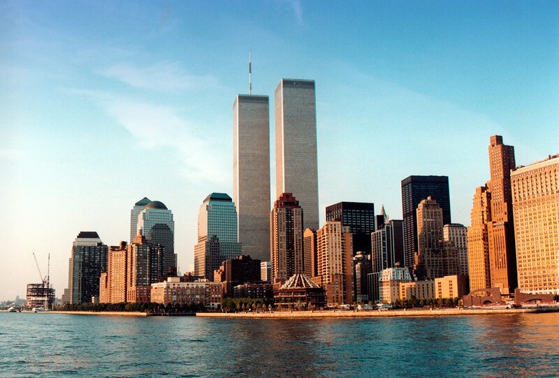 Manhattan skyline with Twin Towers