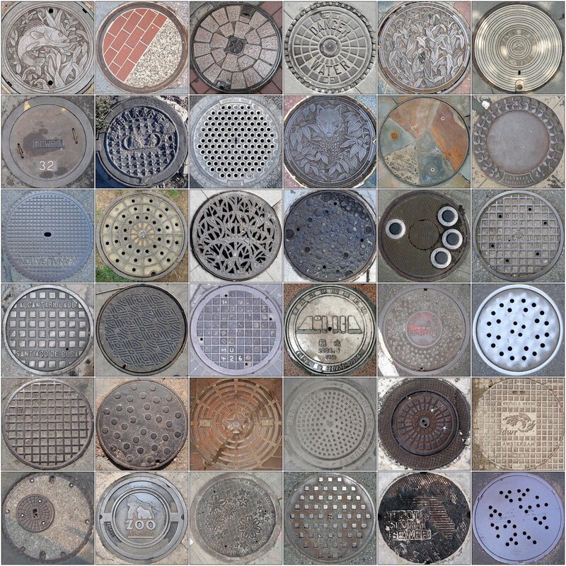 Manhole covers from around the world