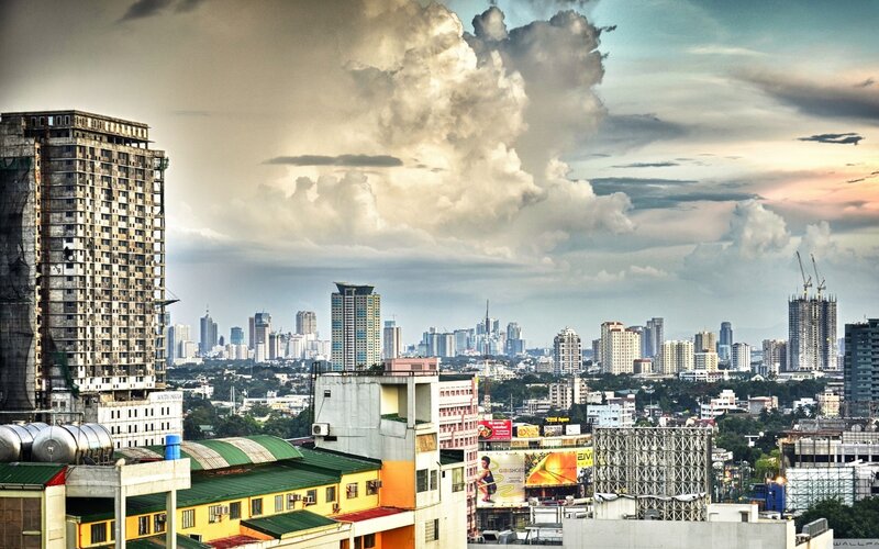 Manila City Skyline