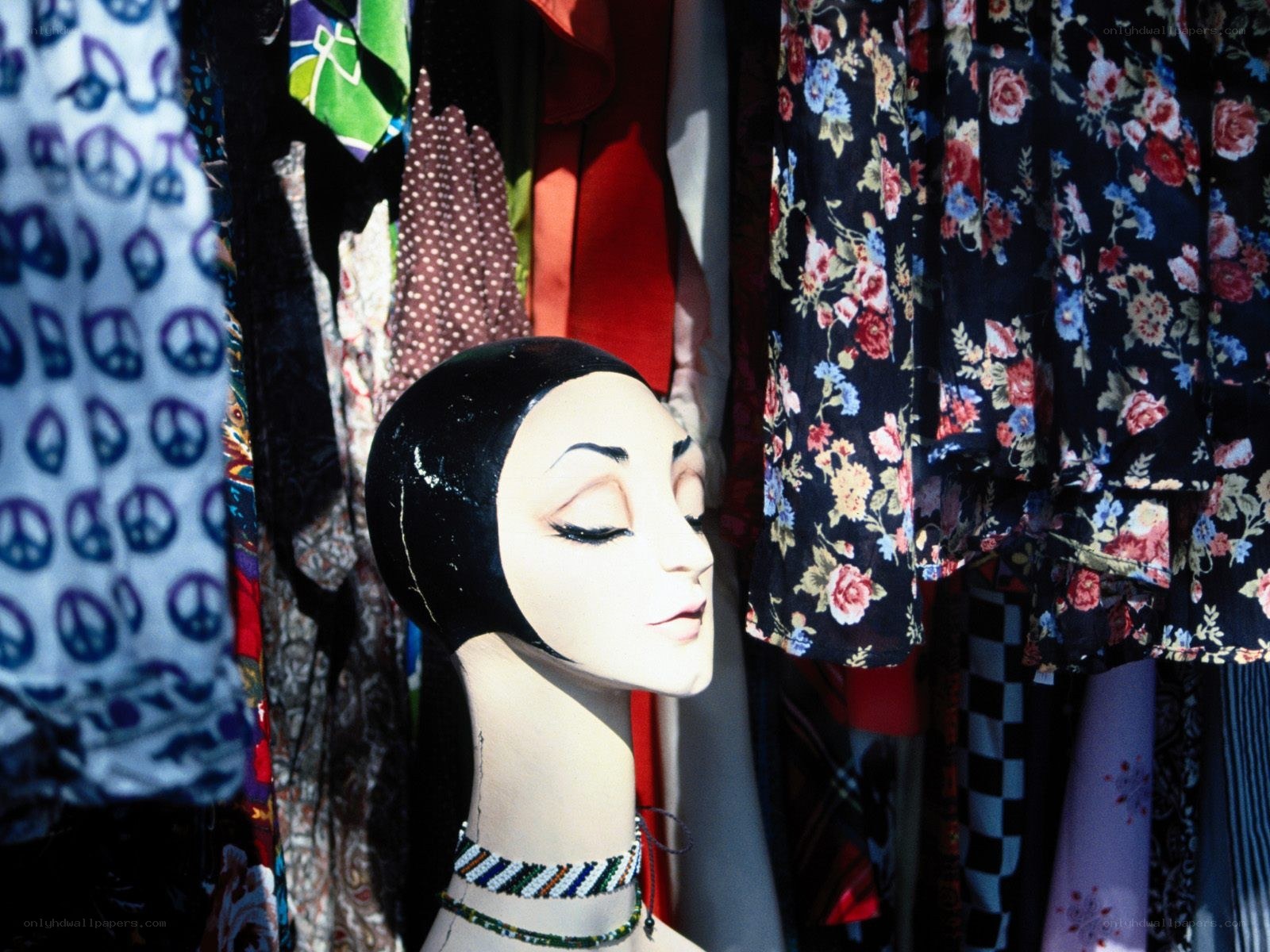 Mannequin in a clothing store