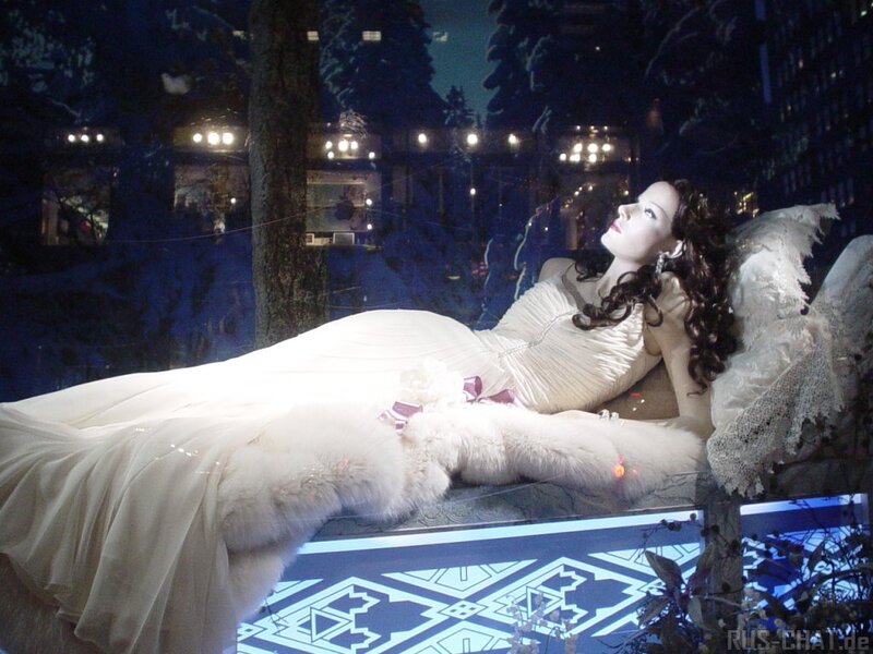 Mannequin in White Gown