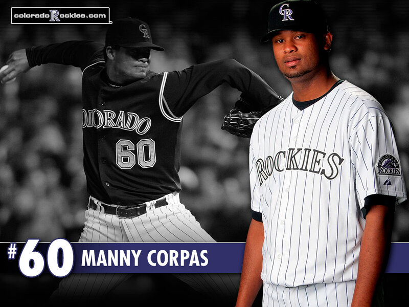 Manny Corpas in Rockies Uniform