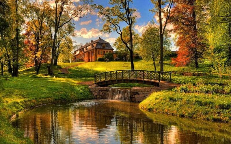 Manor House in Park