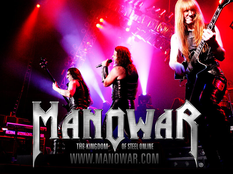 Manowar band performing live