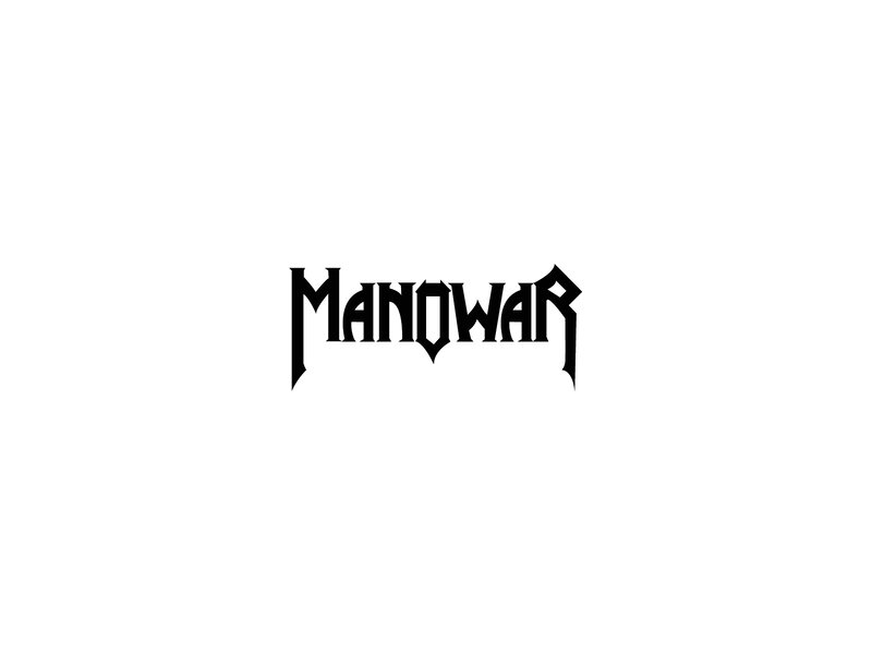 Manowar Logo — Black