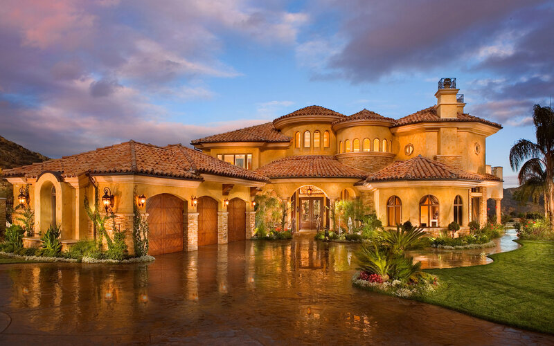 Mansion at Dusk
