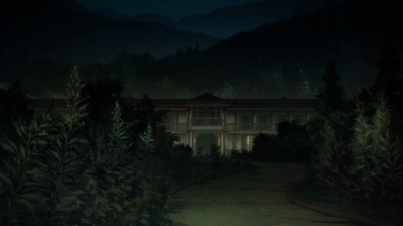 Mansion at Night — Green