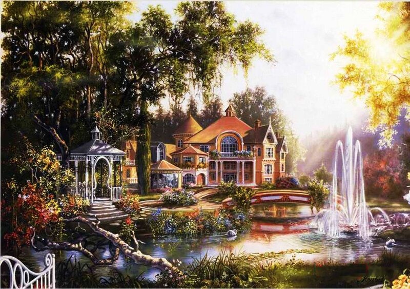 Mansion in Garden