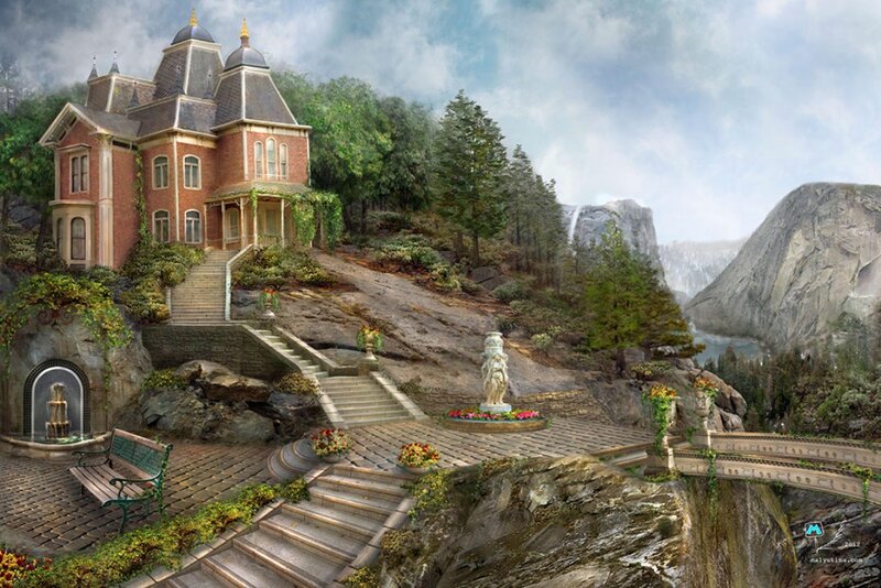 Mansion on a Cliff