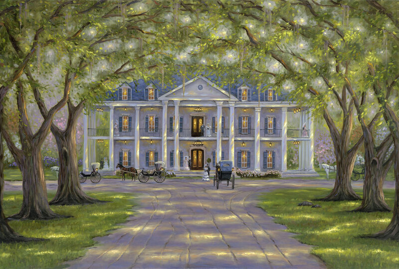 Mansion with Carriages