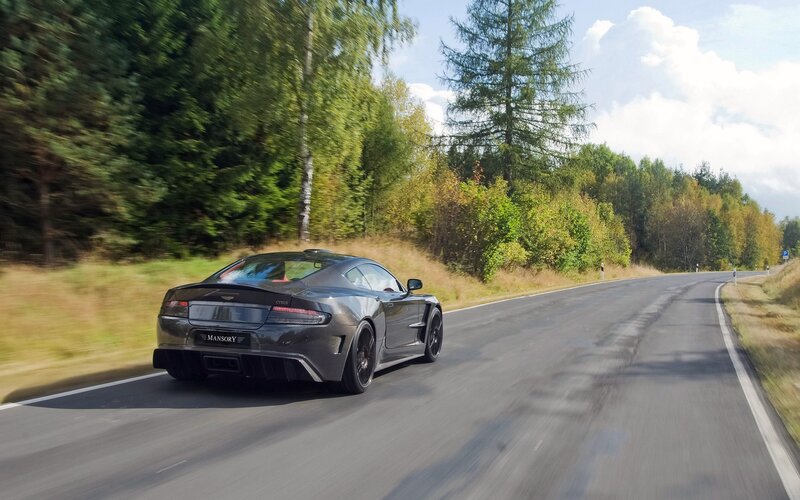 Mansory Aston Martin on country road