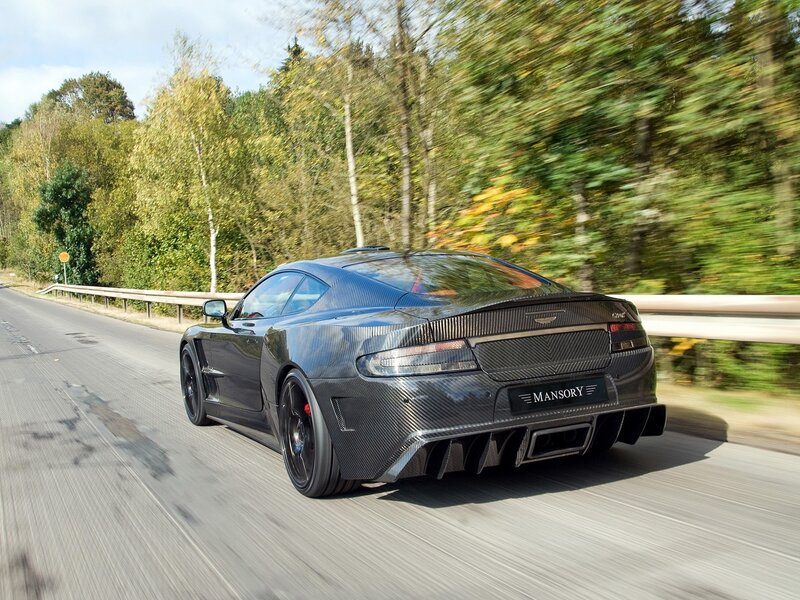 Mansory Aston Martin on country road