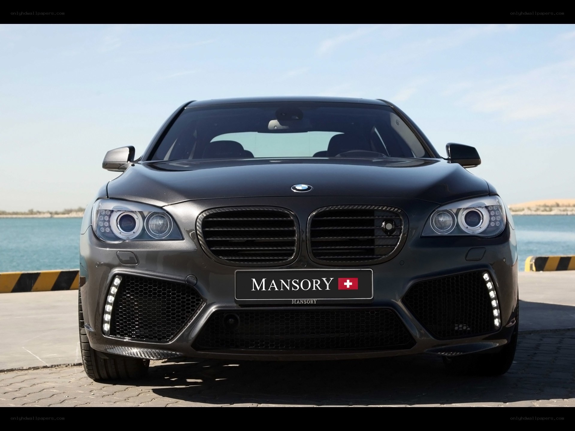 Mansory BMW at the harbor