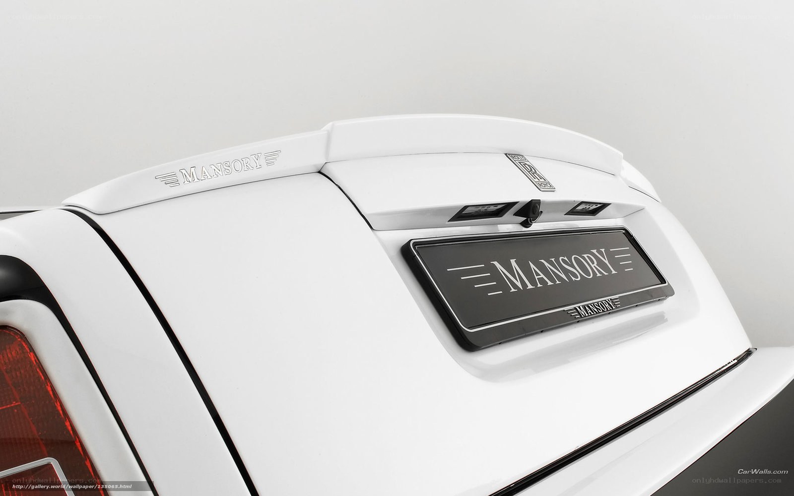 Mansory car rear branding