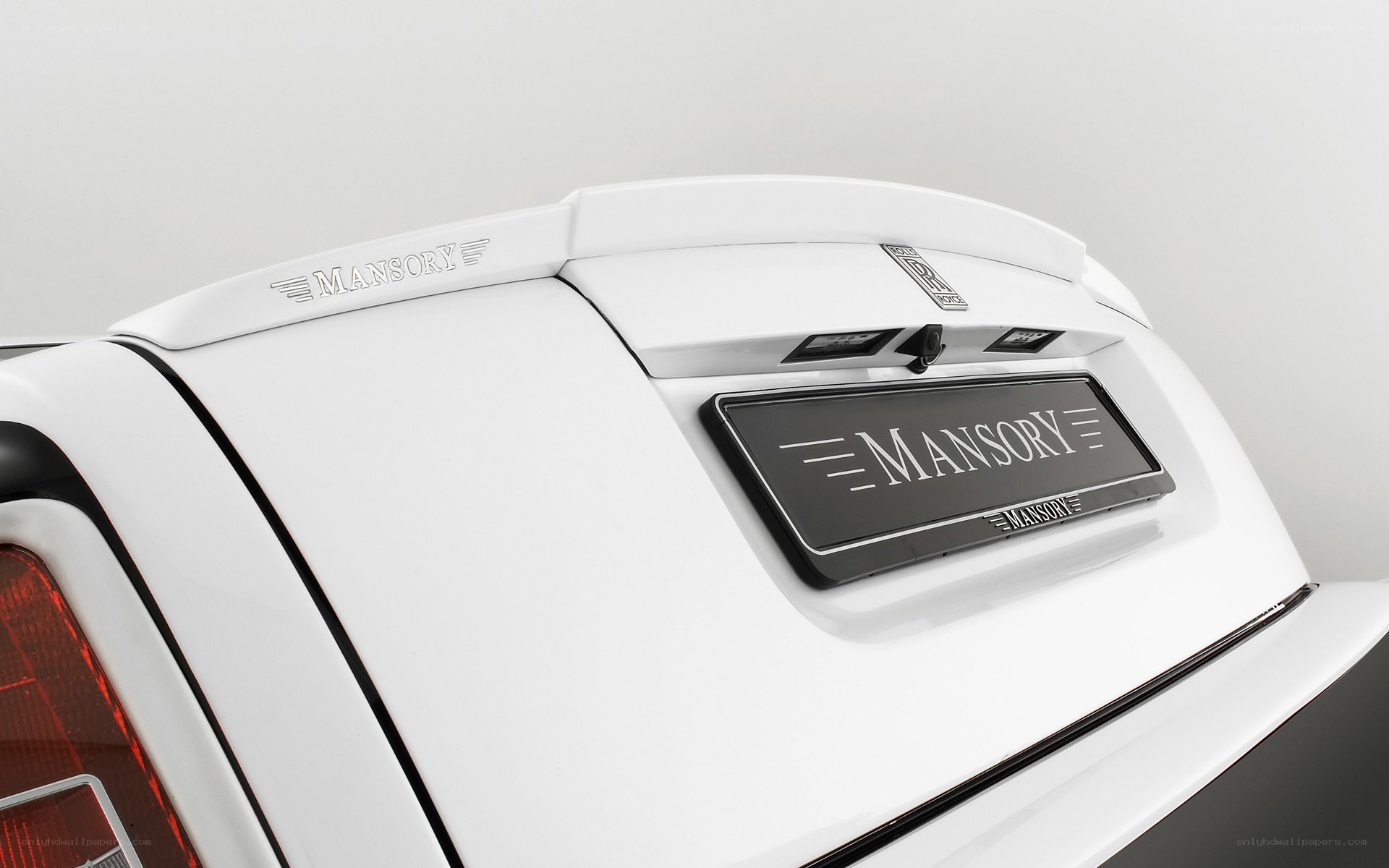 Mansory car trunk detail