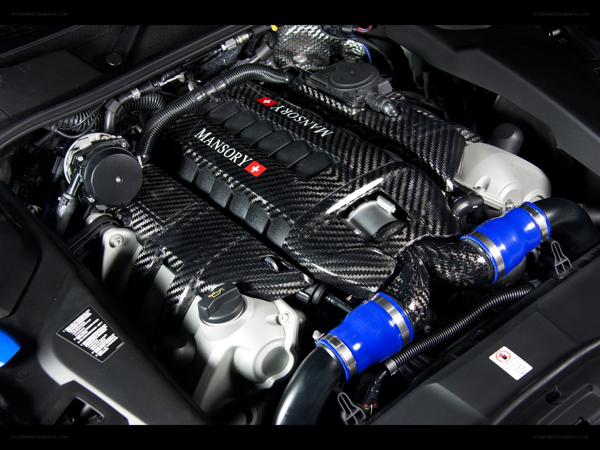 Mansory engine bay