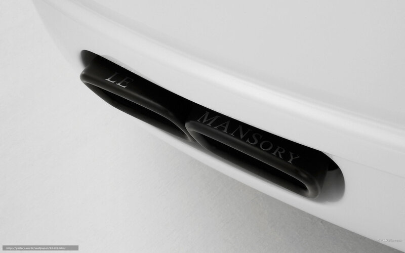 Mansory exhaust detail