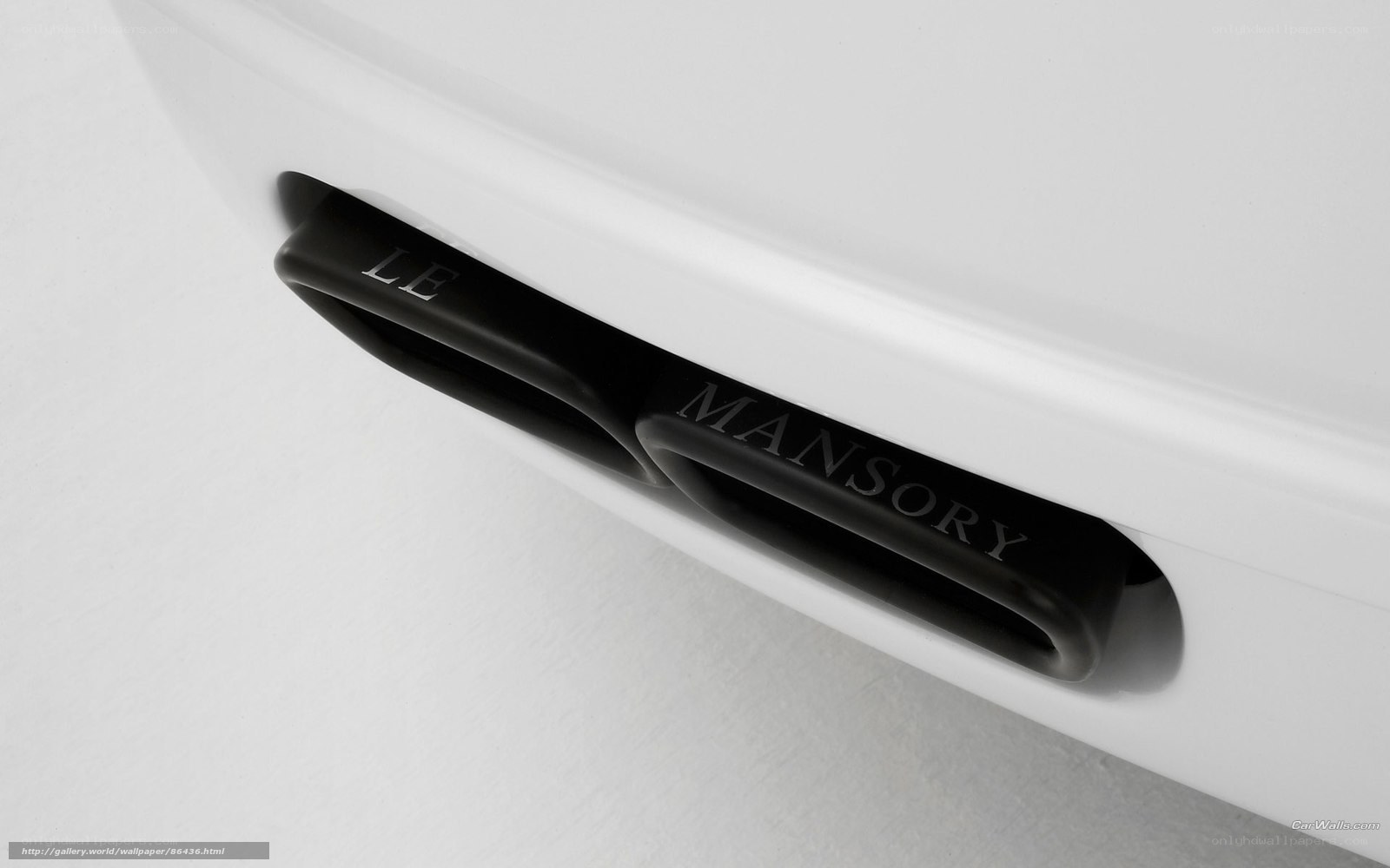 Mansory exhaust detail