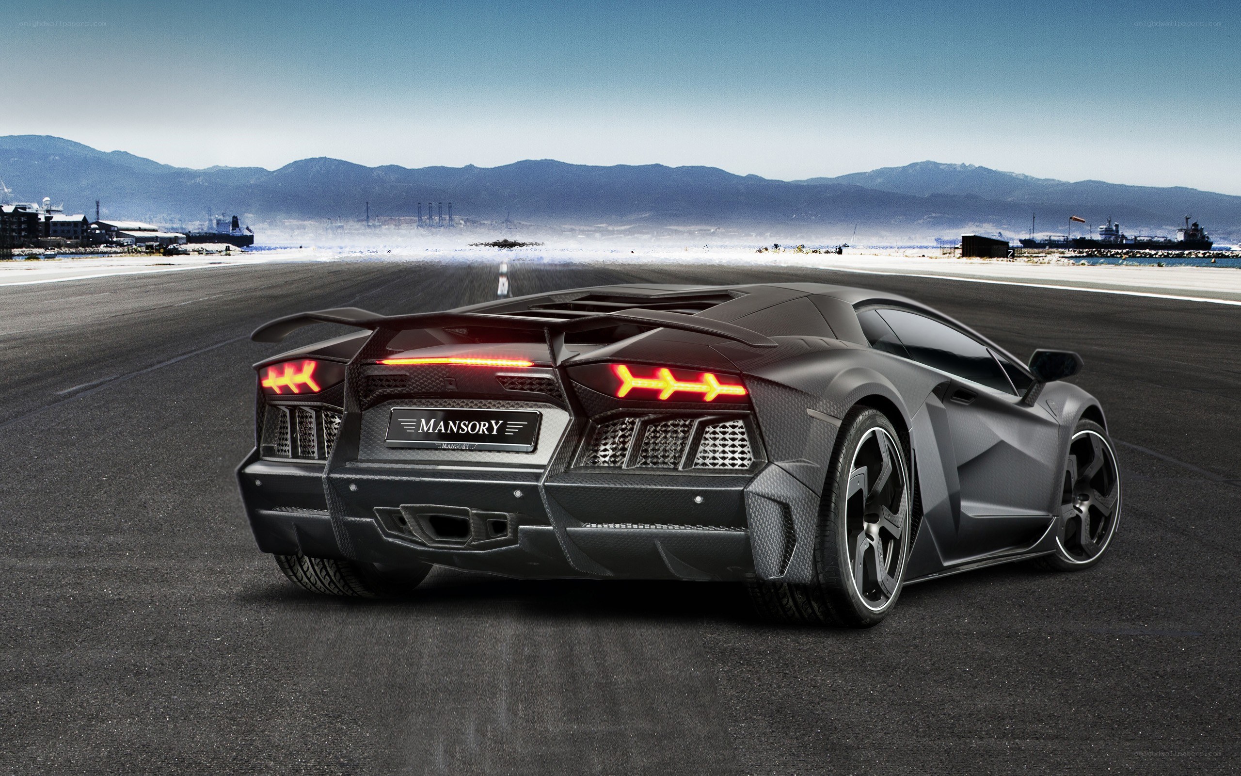 Mansory Lamborghini on runway