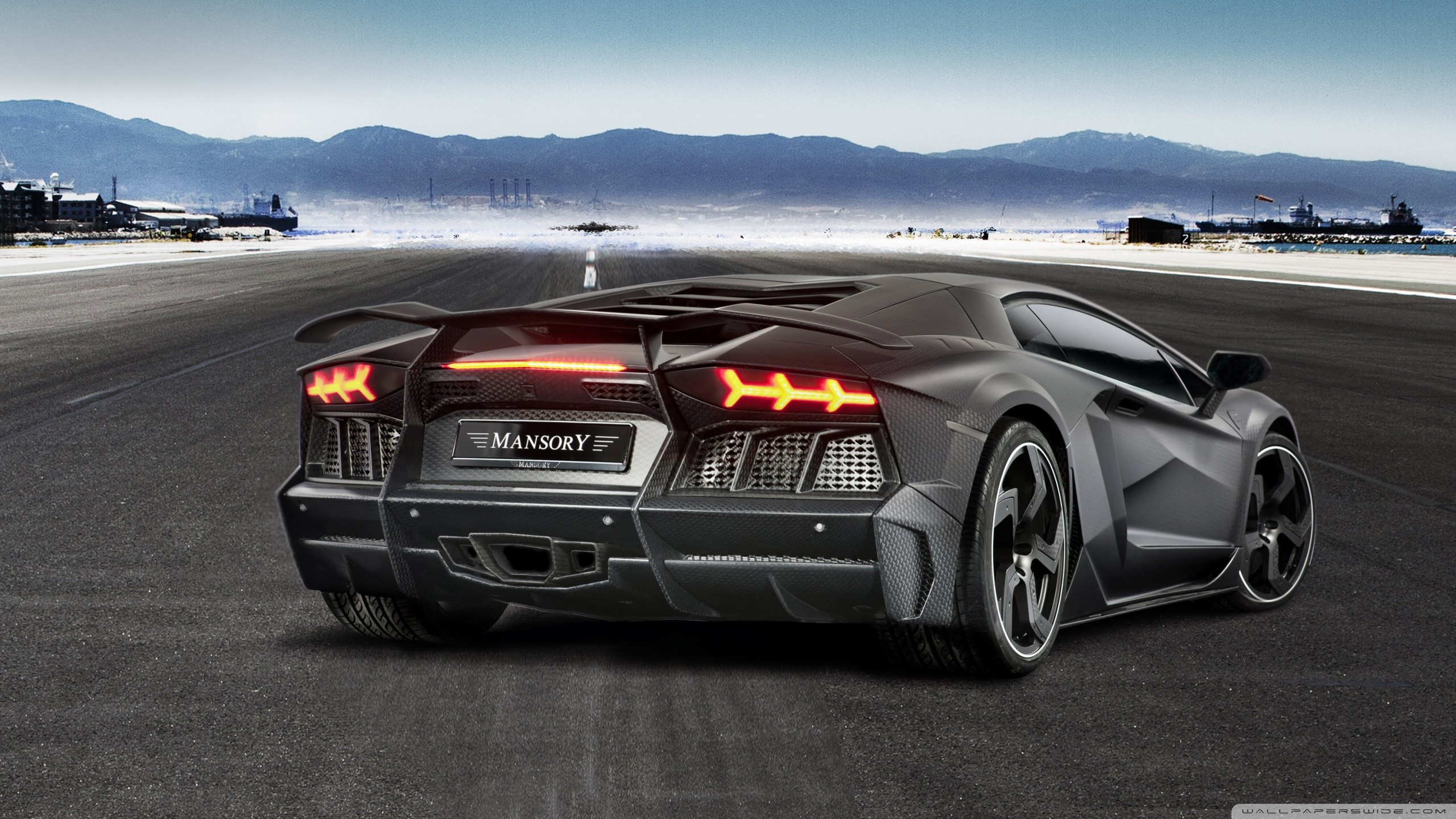 Mansory Lamborghini on runway