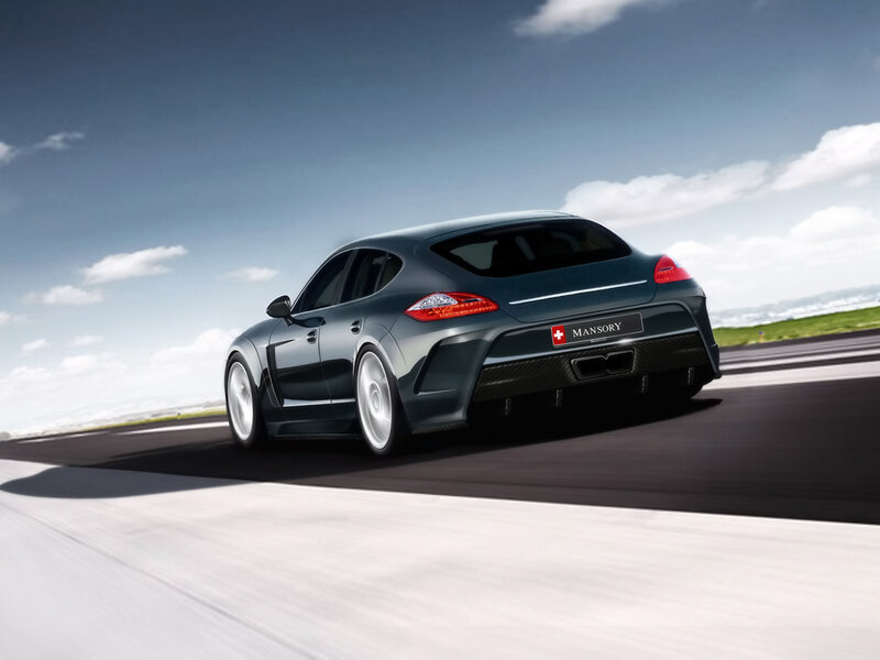 Mansory Porsche Panamera in motion