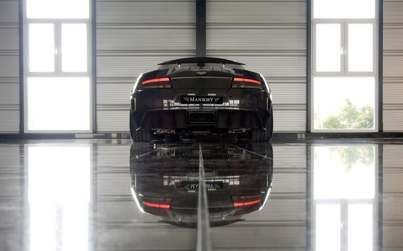 Mansory sports car rear view