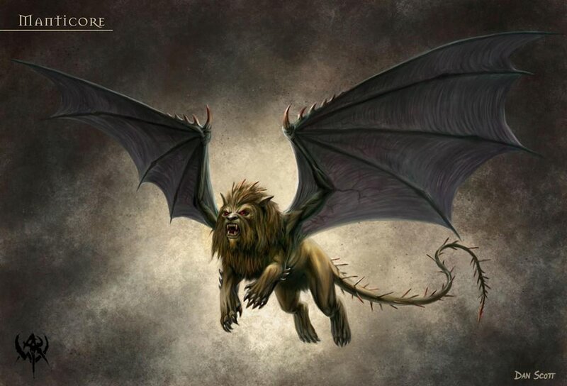 Manticore fantasy creature