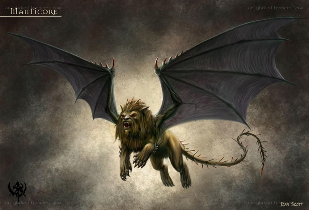 Manticore fantasy creature