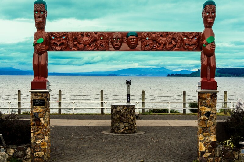 Maori Carving Arch