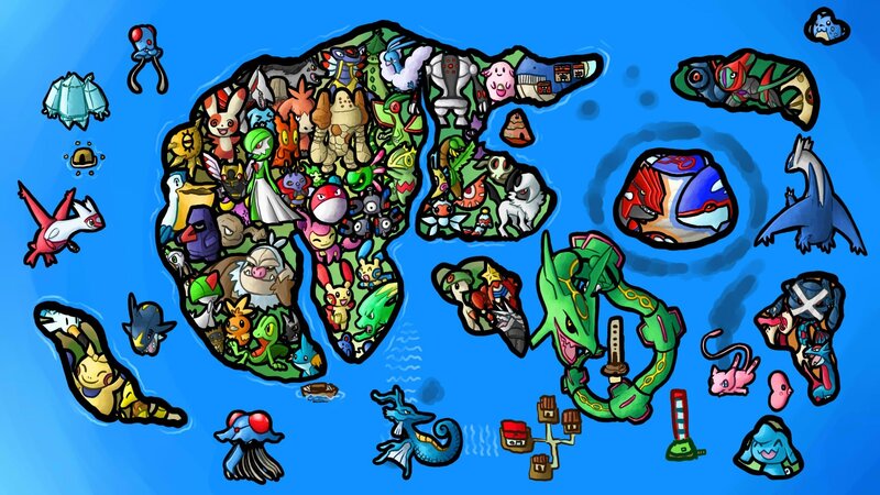 Map Made of Pokémon