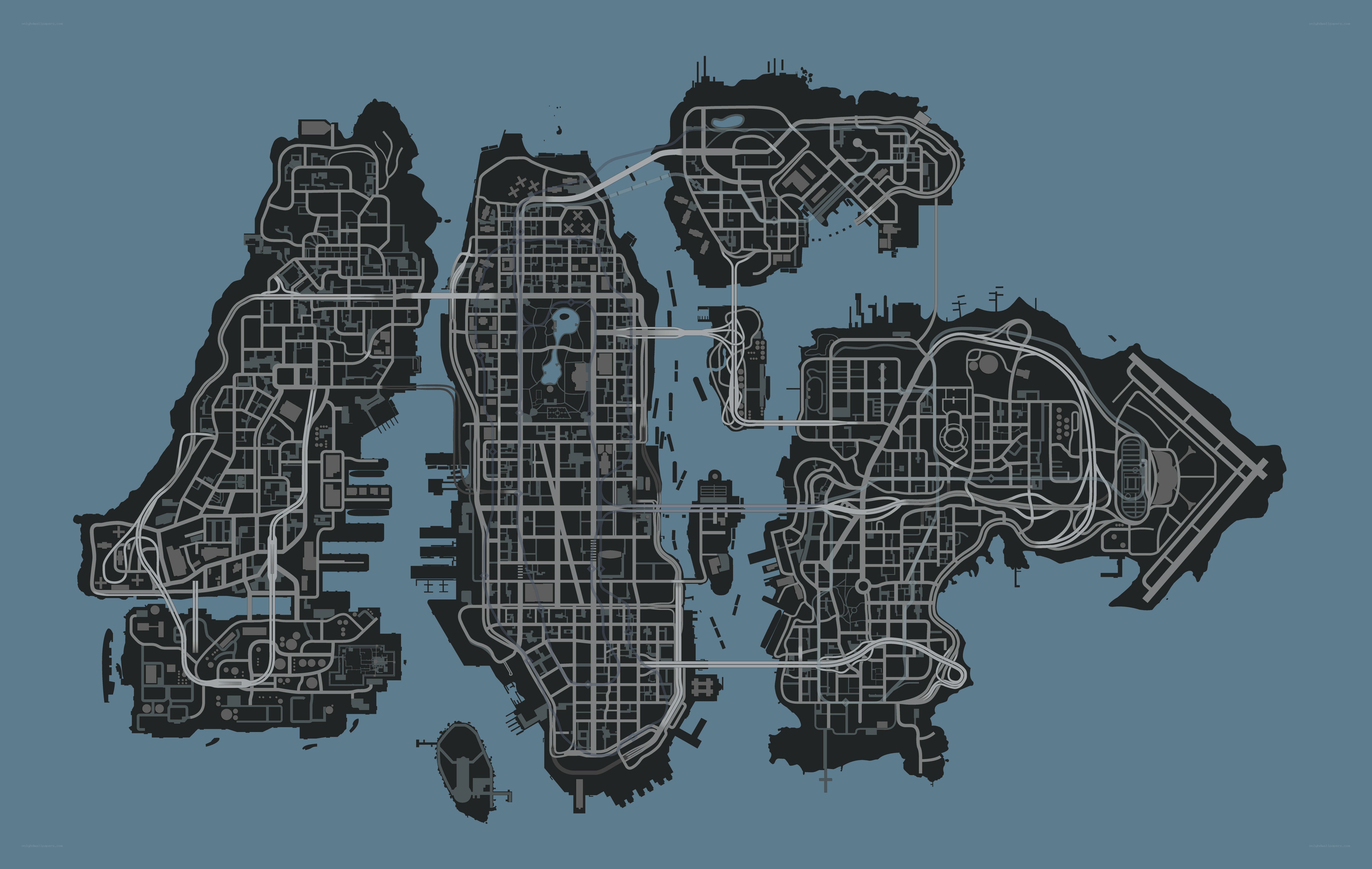 map of a city
