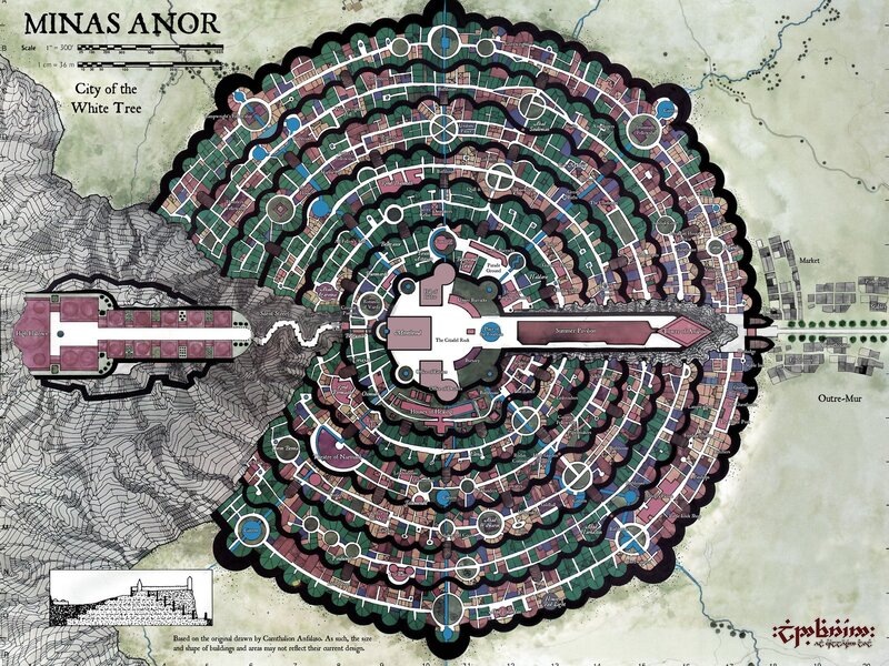Map of a Fantasy City